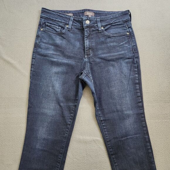 NYDJ Women 8 Dark Wash Mid Rise Ami Skinny Ankle Jeans Lift Tuck Technology - Picture 3 of 12